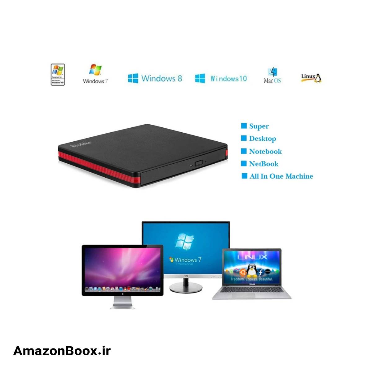 درایو نوری اکسترنال ریوداس مدل BT669