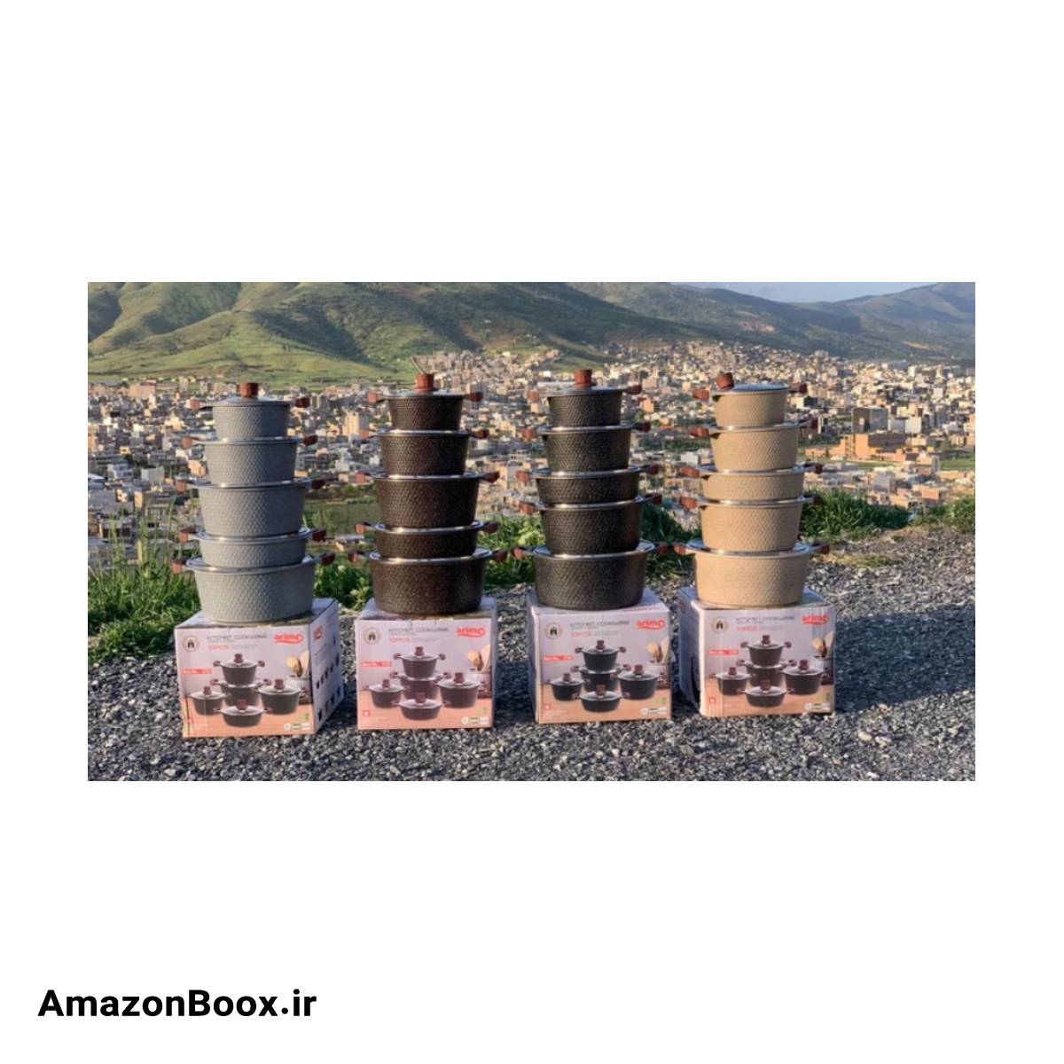 سرویس قابلمه 10 پارچه آریمو آلمان مدل 1210