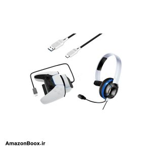 پک هدست و شارژر دسته PS5 برند REVENT