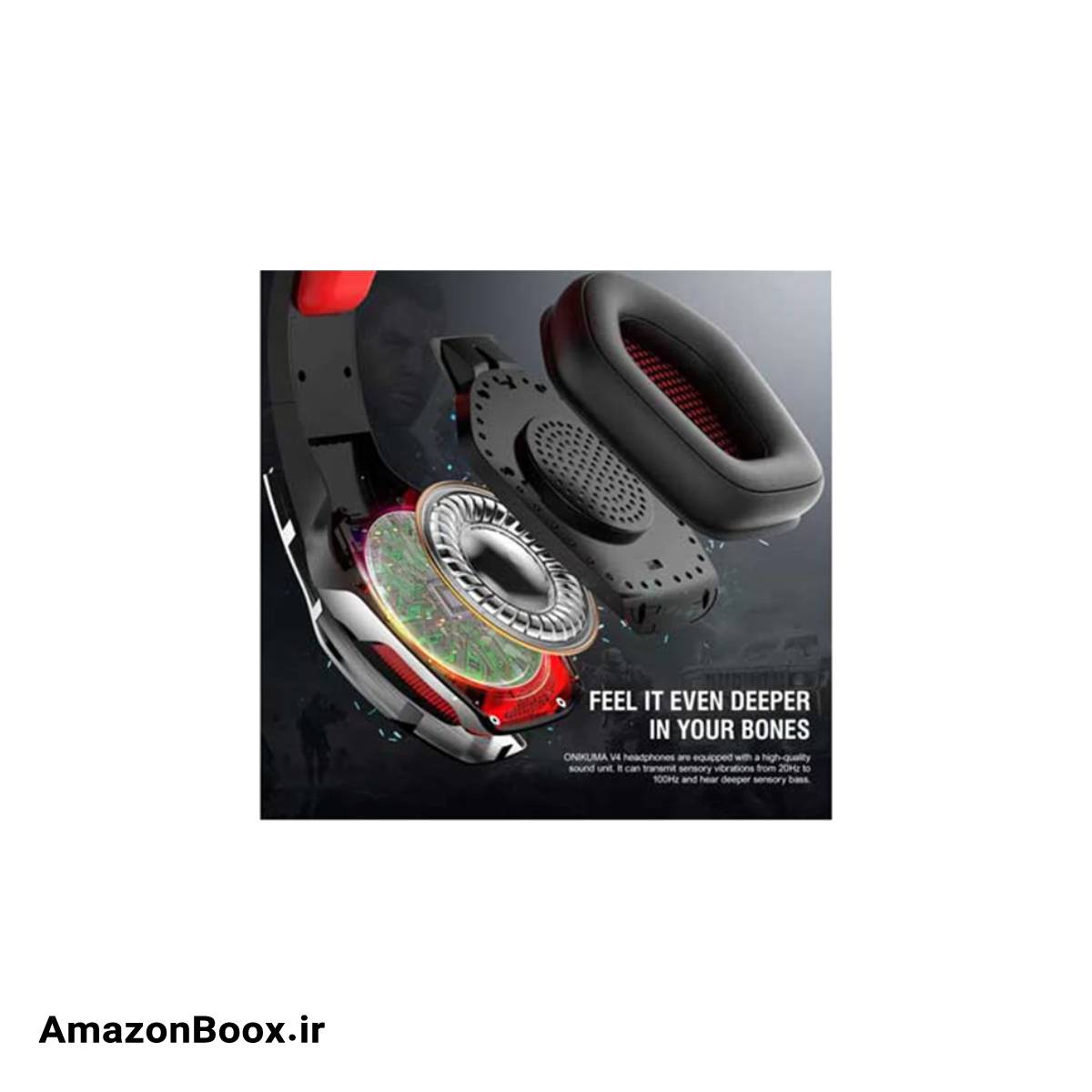 هدفون مخصوص بازی هانتراسپایدر مدل V-4