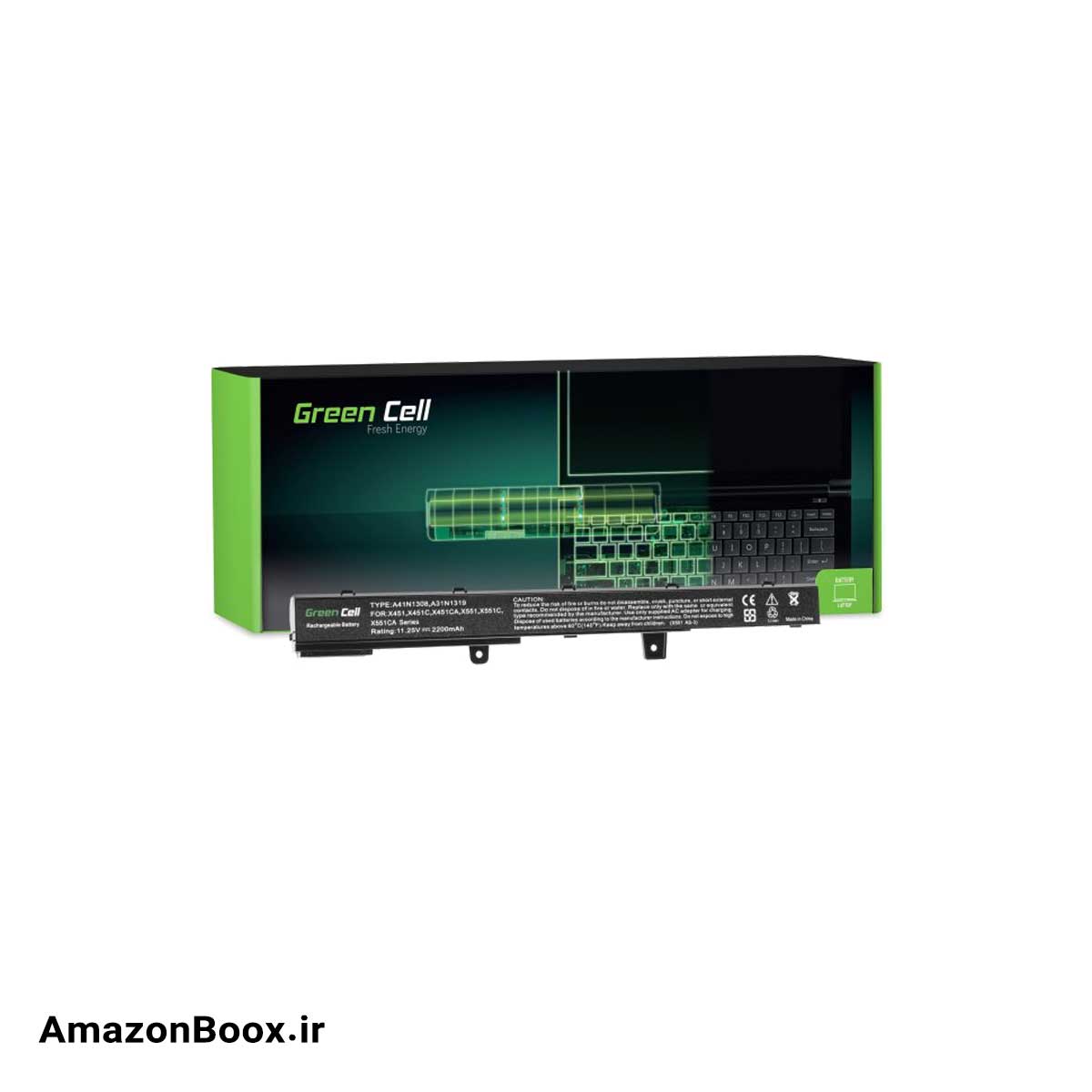 باطری GREEN CELL لب تاب ASUS