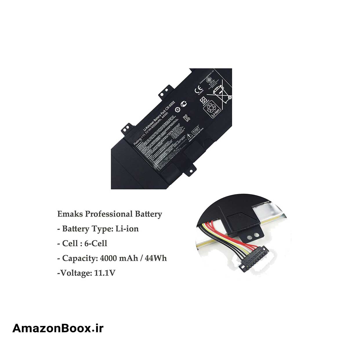 باطری GREEN CELL لب تاب ASUS