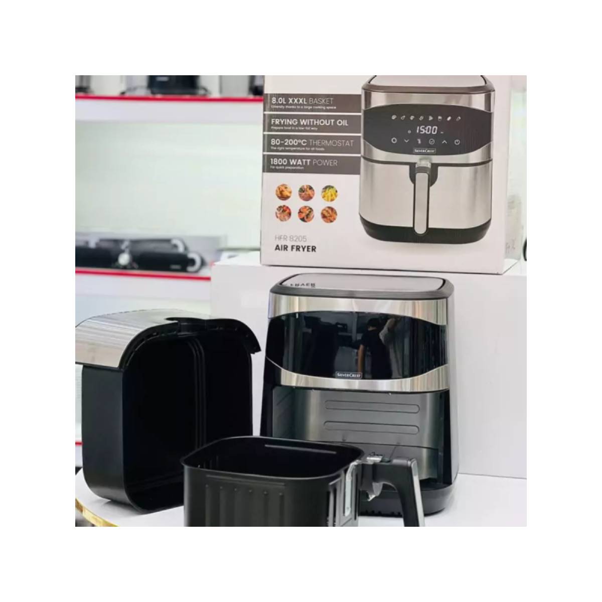 سرخ کن سیلور کرست ۸لیتری مدل HFR8205