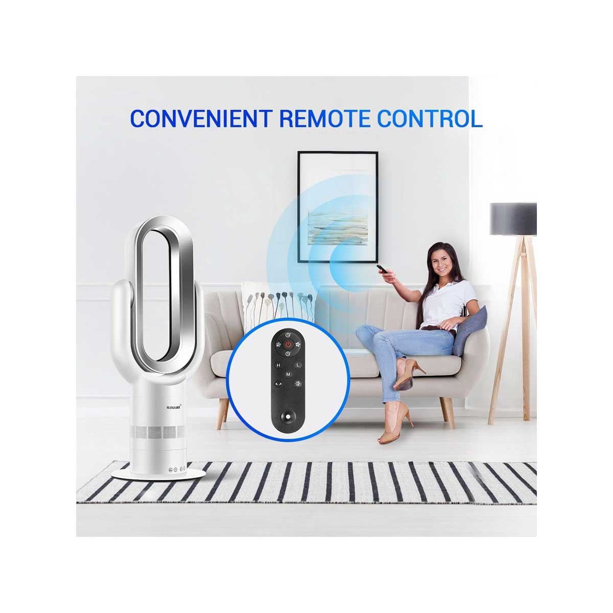 پنکه و هیتر ستونی بدون پره Acoolir