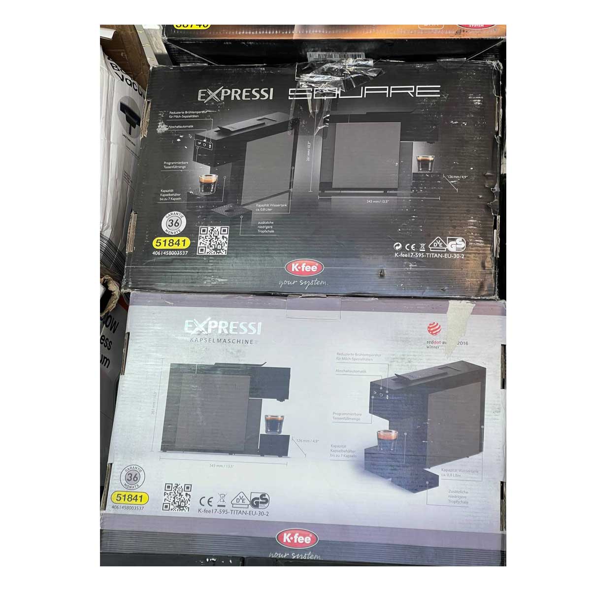 نسپرسو ساز کی فی مدل K-fee SQUARE