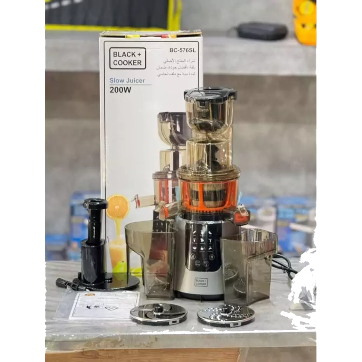 عصاره گیر ۴ کاره بلک کوکر مدل BC576