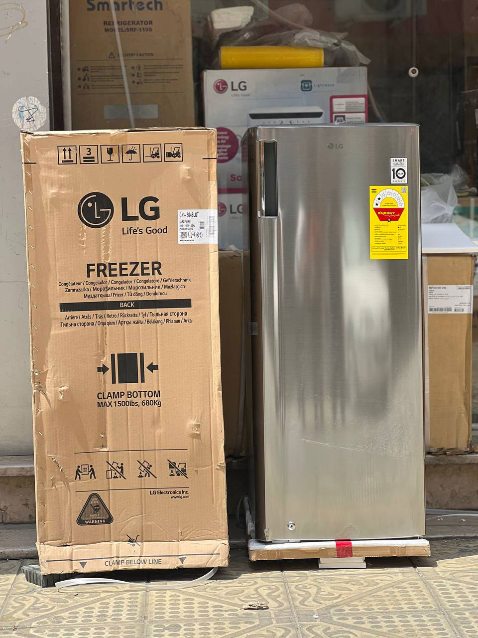 فریزر تک ال جی مدل GN-304SL