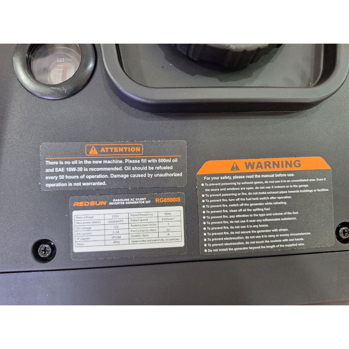 موتور برق 6000 وات REDSUN.