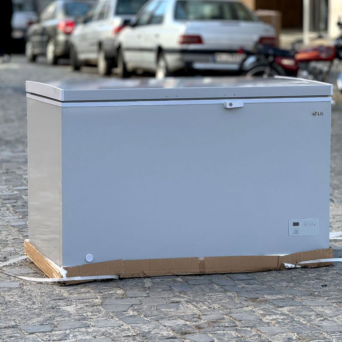 فریزر صندوقی ال جی مدل GCS415SQFG | بدون برفک 345 لیتر 2سبد