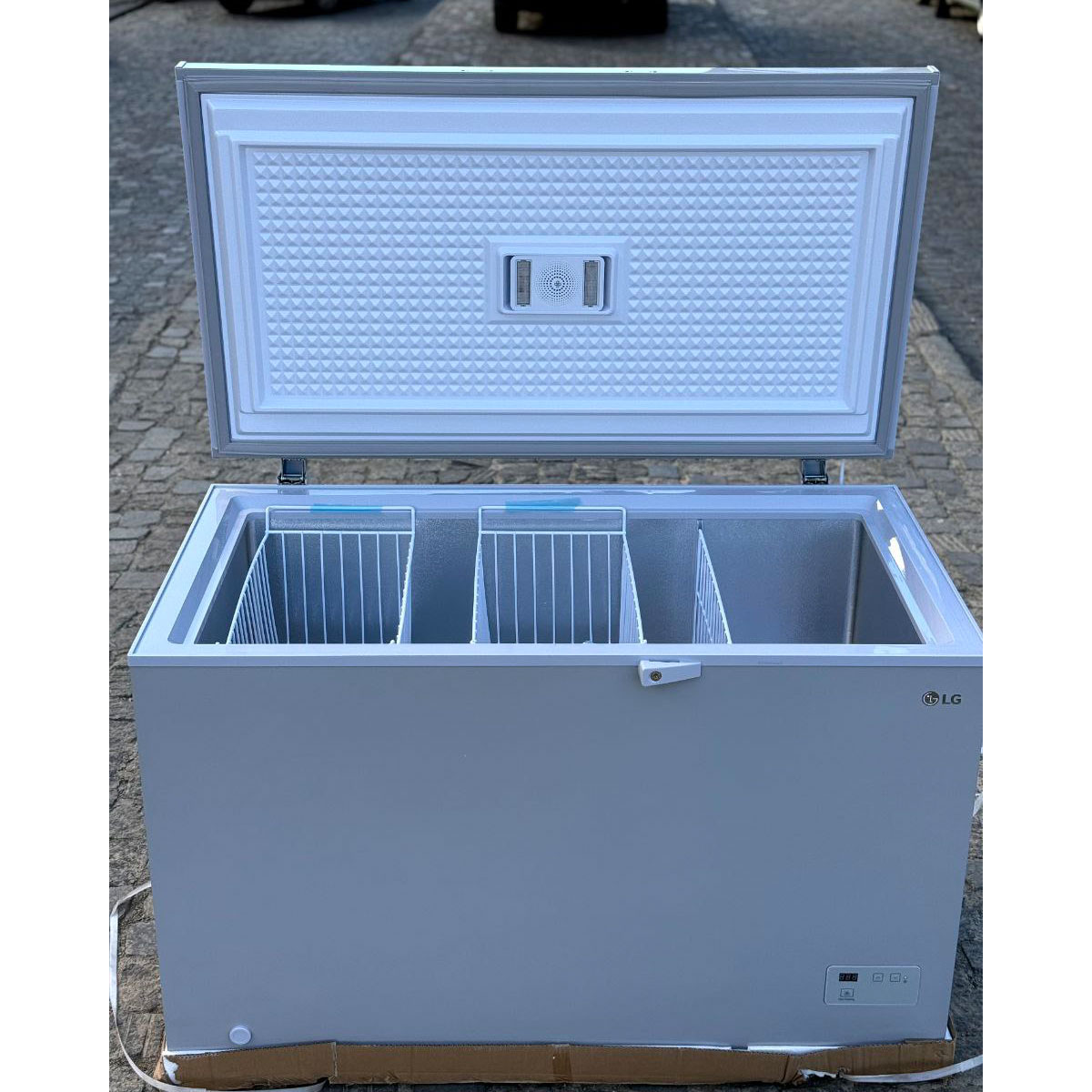 فریزر صندوقی ال جی مدل GCS415SQFG | بدون برفک 345 لیتر 2سبد