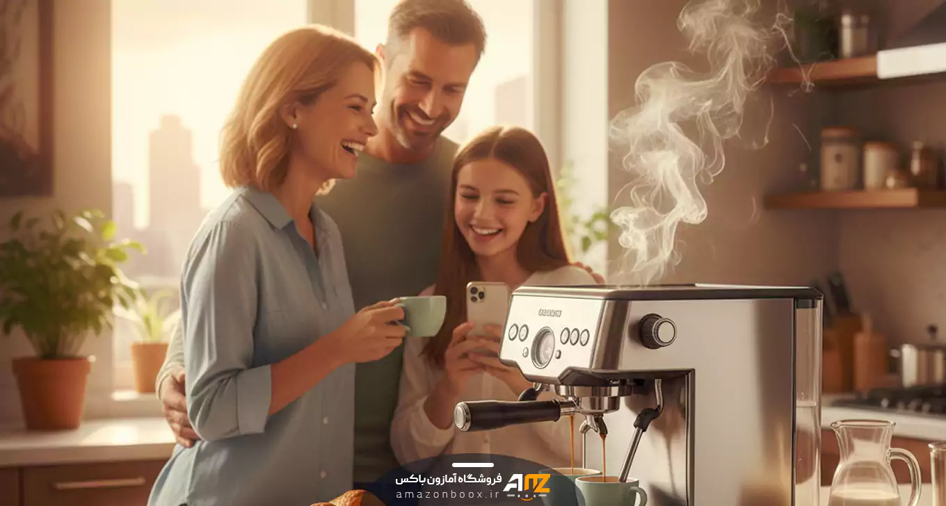 لذت خرید نوشیدنی ساز در منزل و خانواده